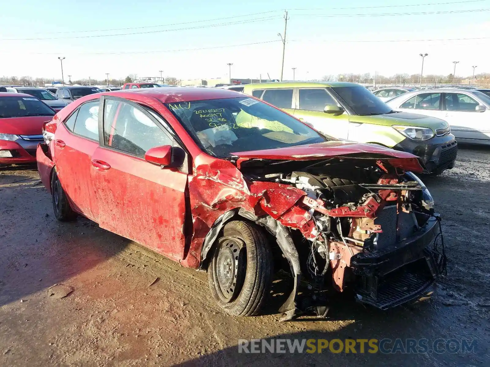 9 Photograph of a damaged car 5YFBURHE6KP926252 TOYOTA COROLLA 2019