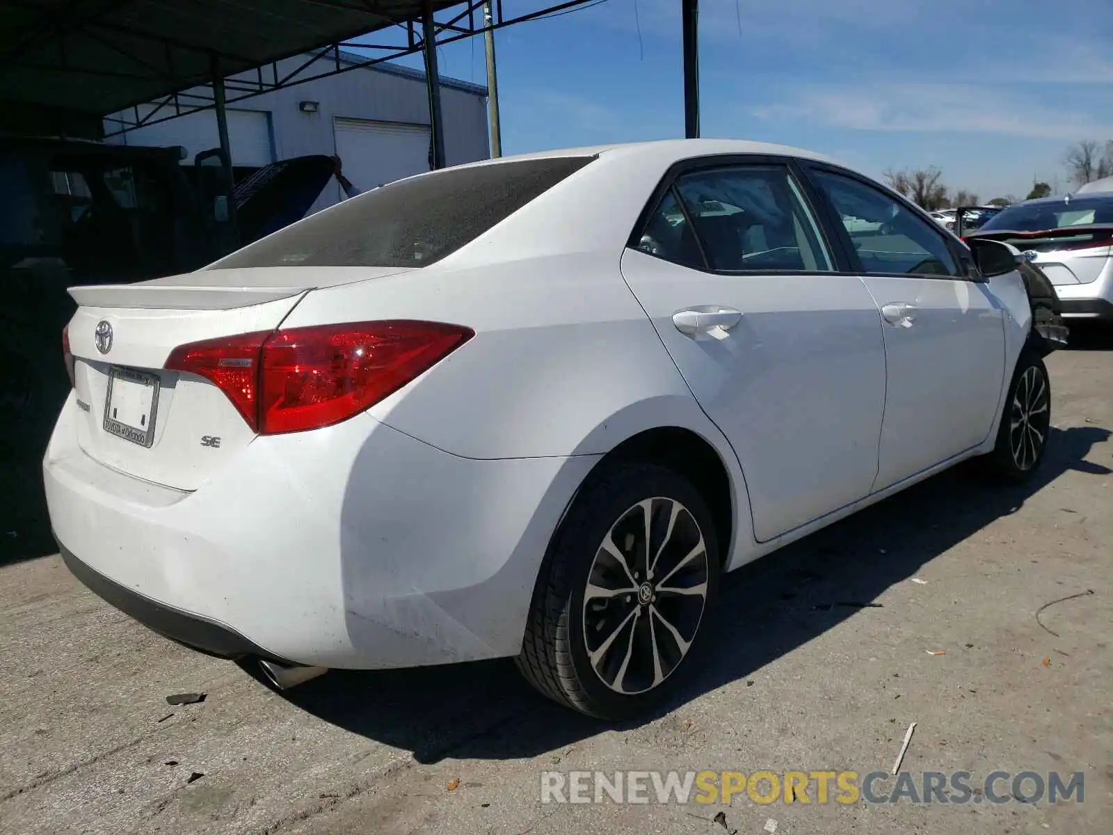 4 Photograph of a damaged car 5YFBURHE6KP926610 TOYOTA COROLLA 2019