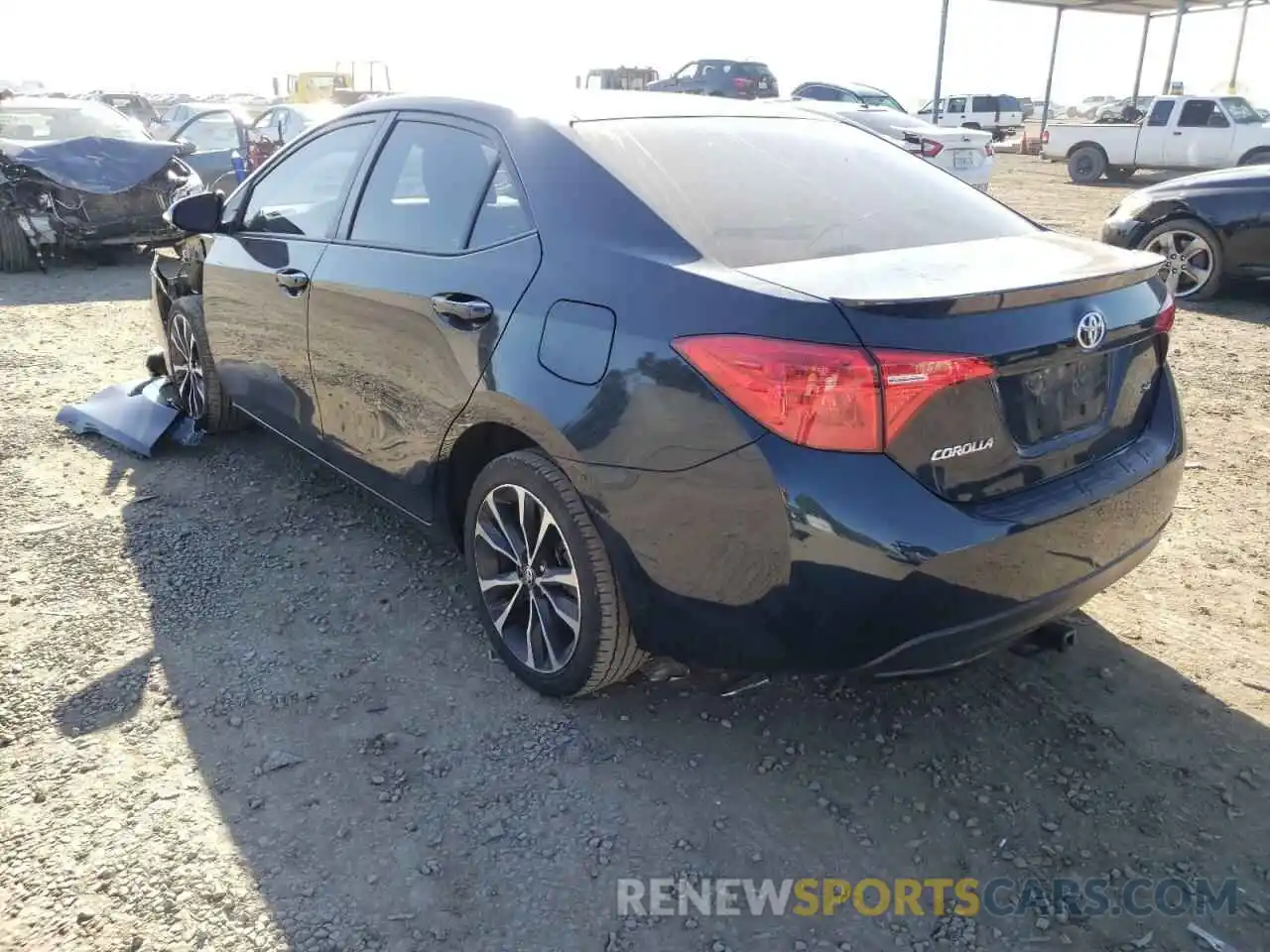 3 Photograph of a damaged car 5YFBURHE6KP926655 TOYOTA COROLLA 2019