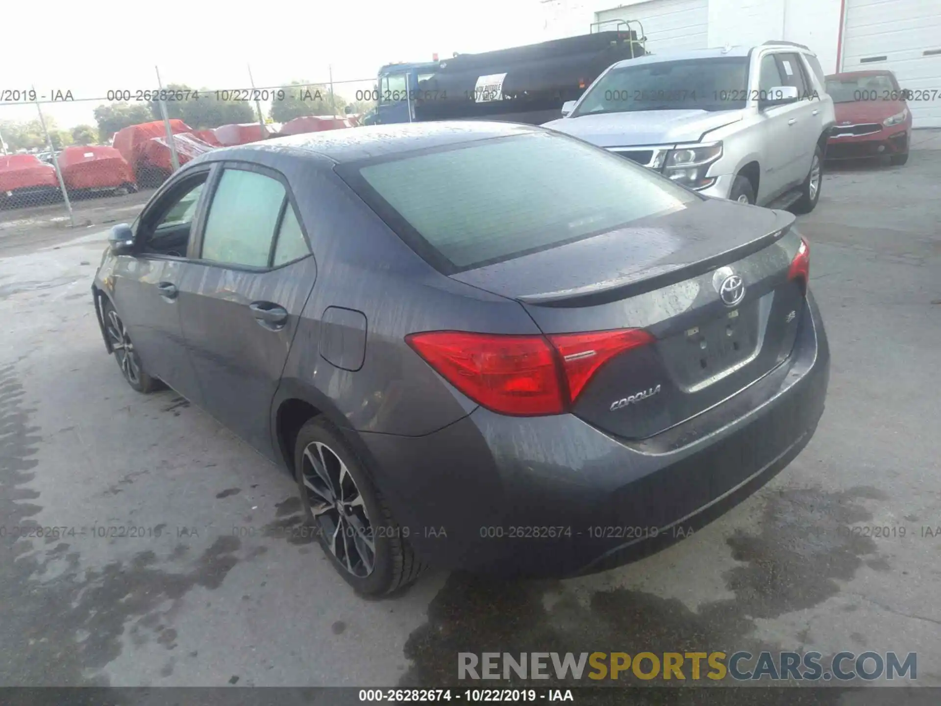 3 Photograph of a damaged car 5YFBURHE6KP927174 TOYOTA COROLLA 2019