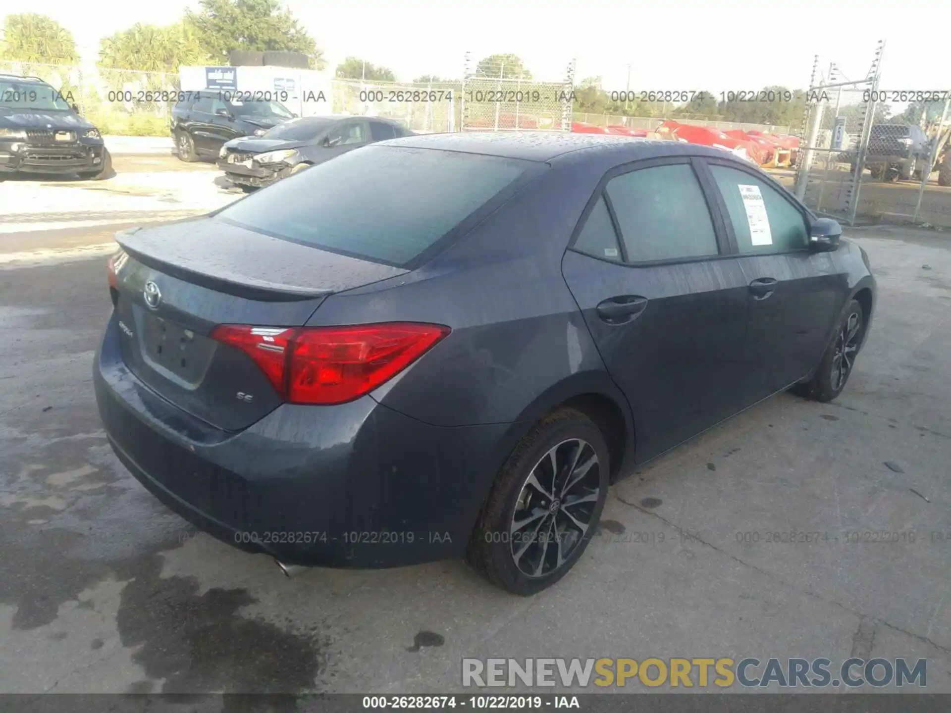 4 Photograph of a damaged car 5YFBURHE6KP927174 TOYOTA COROLLA 2019