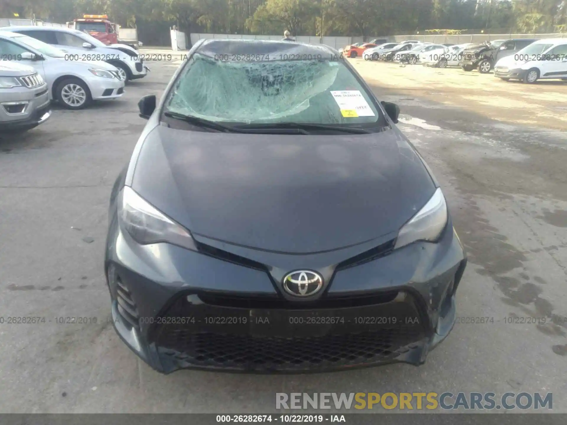 6 Photograph of a damaged car 5YFBURHE6KP927174 TOYOTA COROLLA 2019