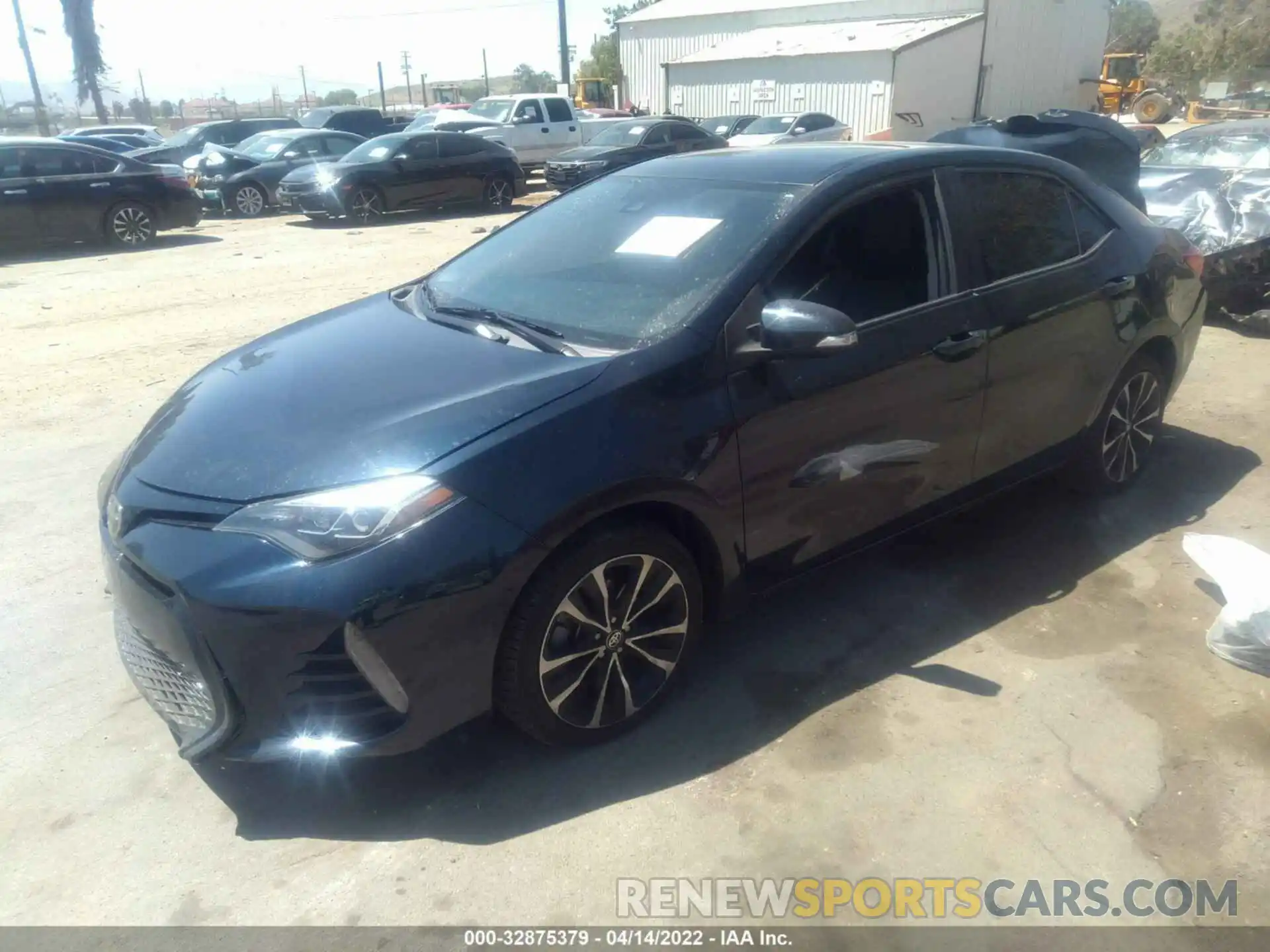 2 Photograph of a damaged car 5YFBURHE6KP927336 TOYOTA COROLLA 2019