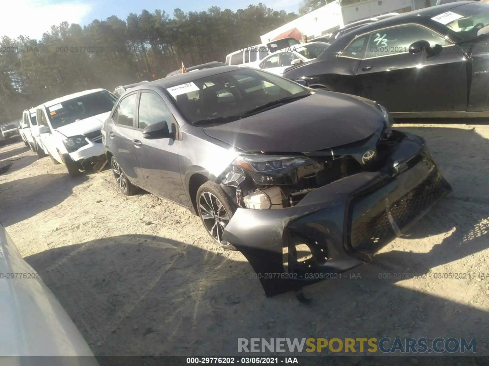 1 Photograph of a damaged car 5YFBURHE6KP927434 TOYOTA COROLLA 2019