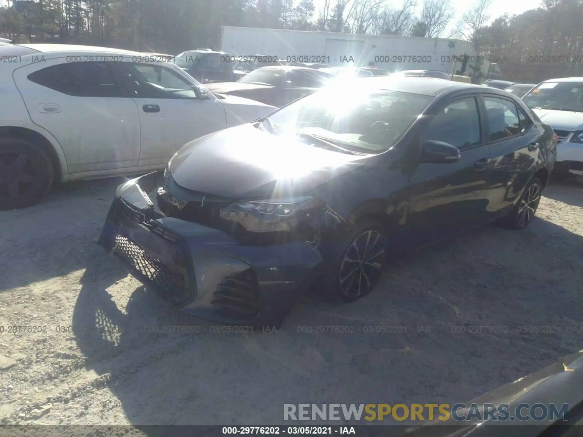 2 Photograph of a damaged car 5YFBURHE6KP927434 TOYOTA COROLLA 2019