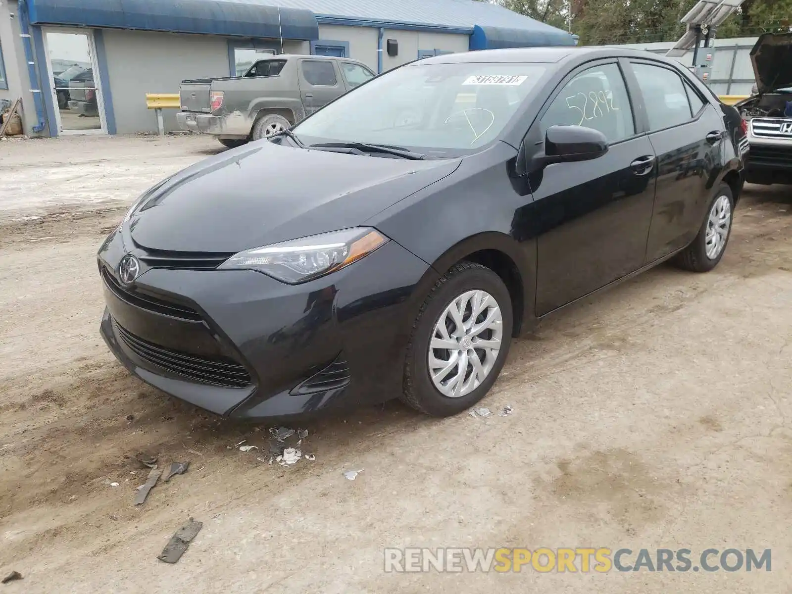 2 Photograph of a damaged car 5YFBURHE6KP927479 TOYOTA COROLLA 2019