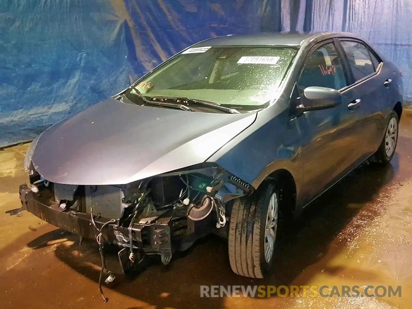 2 Photograph of a damaged car 5YFBURHE6KP927482 TOYOTA COROLLA 2019