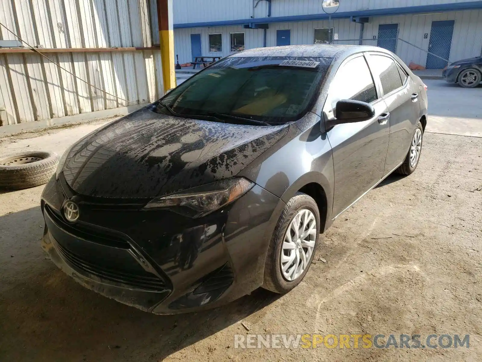 2 Photograph of a damaged car 5YFBURHE6KP927742 TOYOTA COROLLA 2019