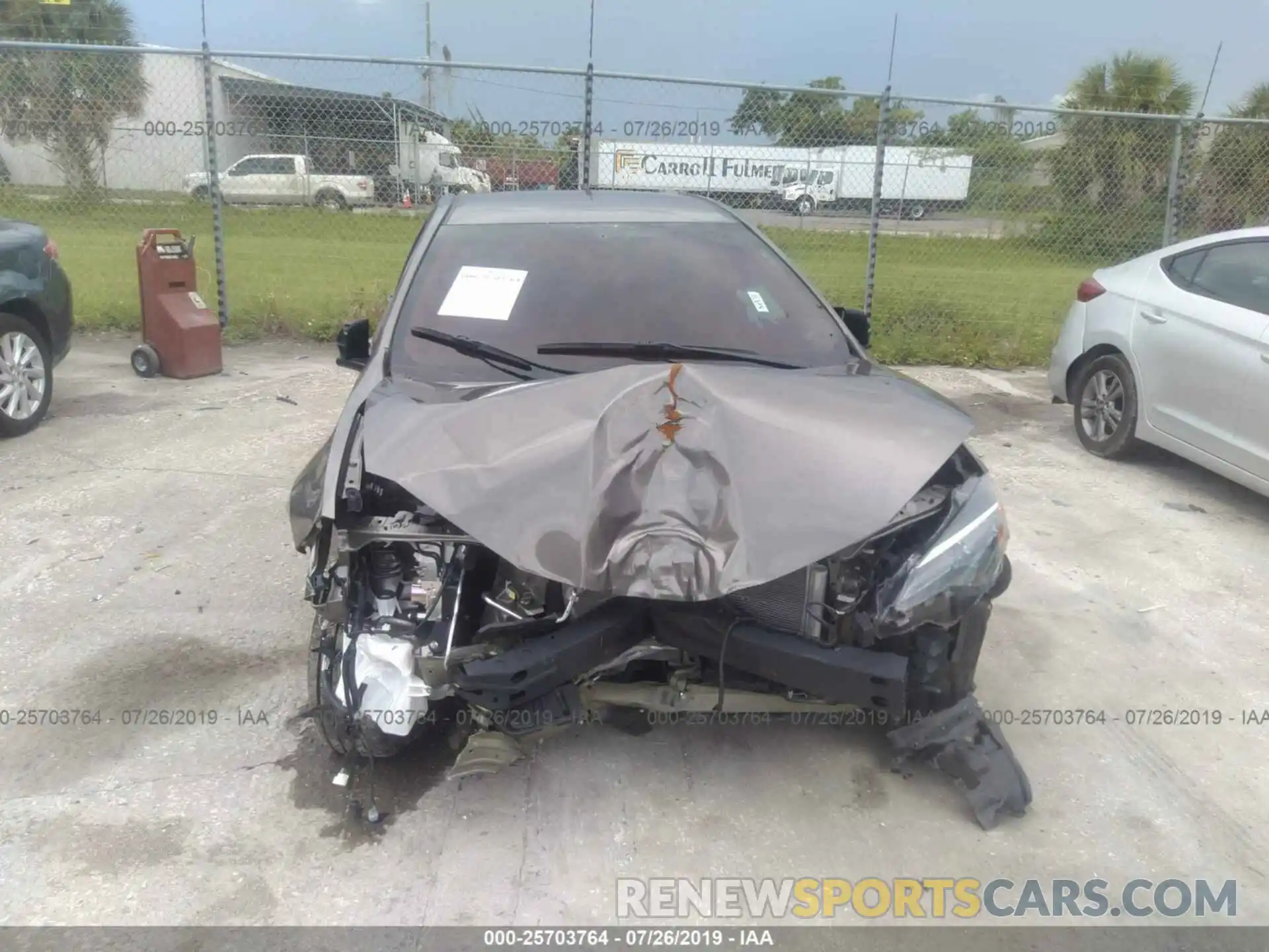 6 Photograph of a damaged car 5YFBURHE6KP927918 TOYOTA COROLLA 2019