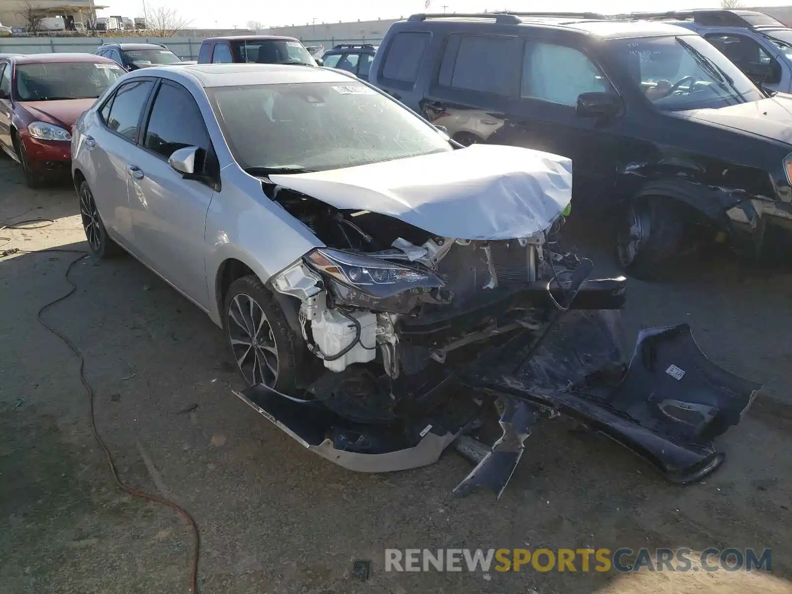 1 Photograph of a damaged car 5YFBURHE6KP927935 TOYOTA COROLLA 2019