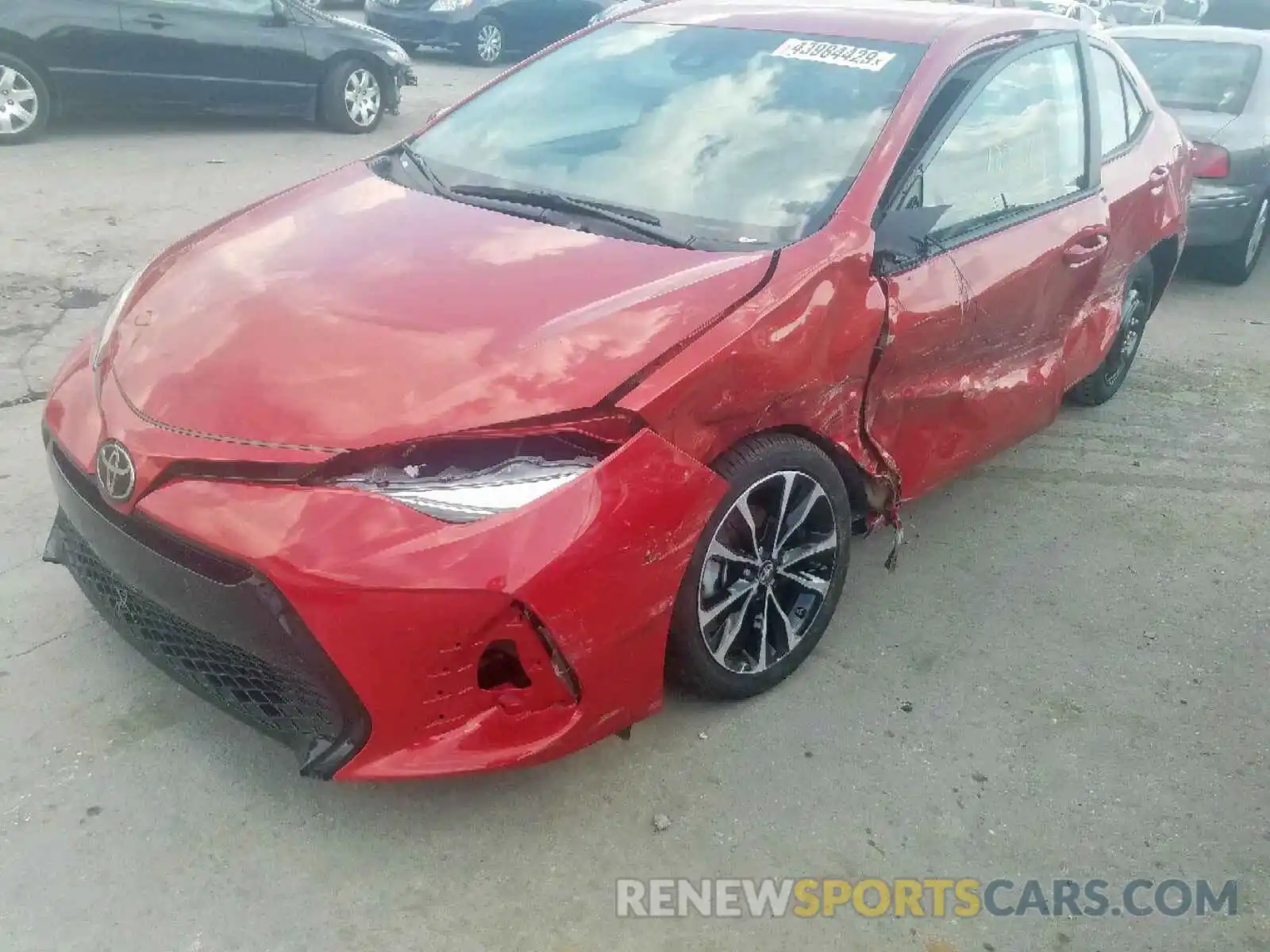 9 Photograph of a damaged car 5YFBURHE6KP928390 TOYOTA COROLLA 2019