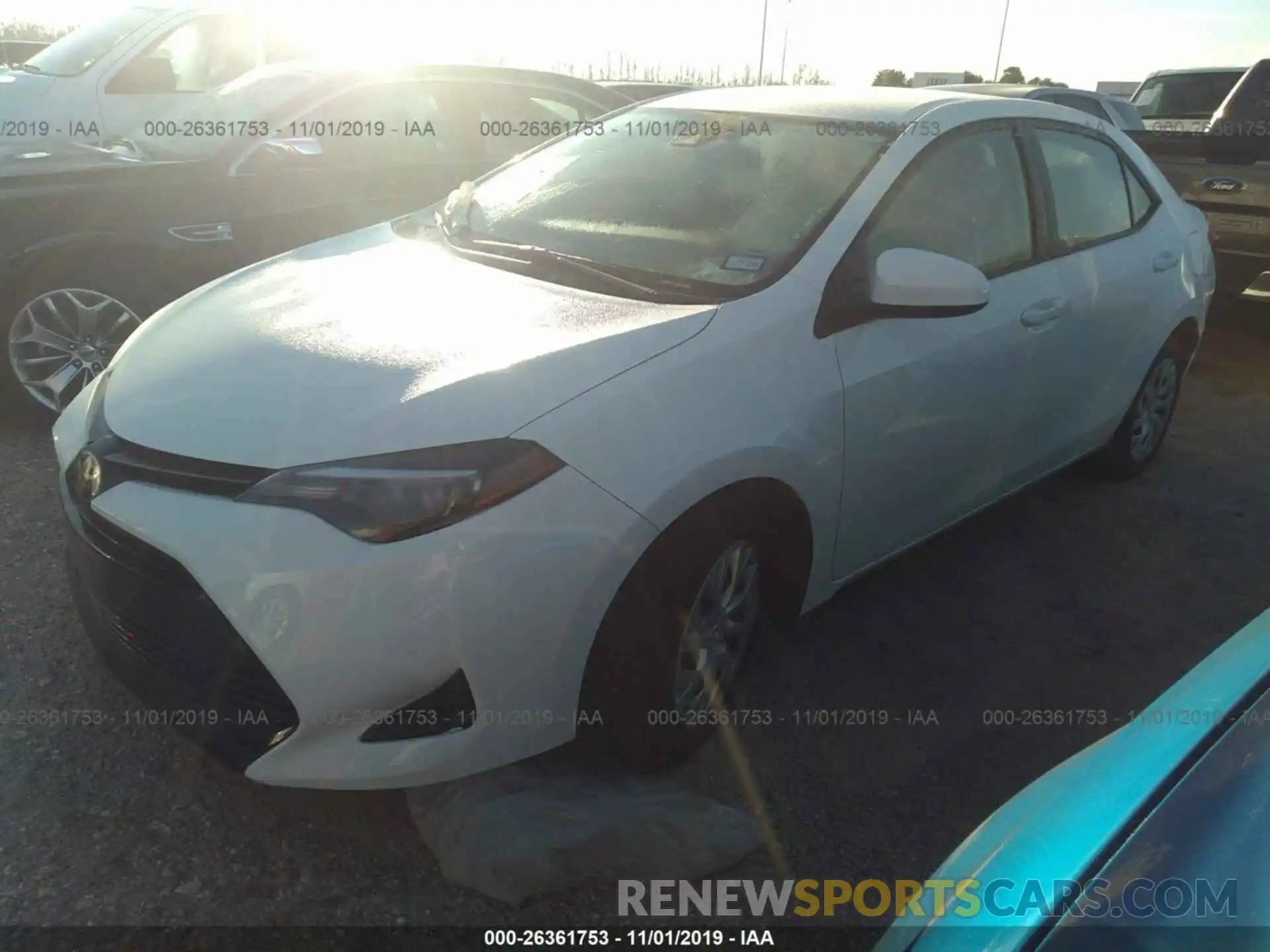 2 Photograph of a damaged car 5YFBURHE6KP928440 TOYOTA COROLLA 2019