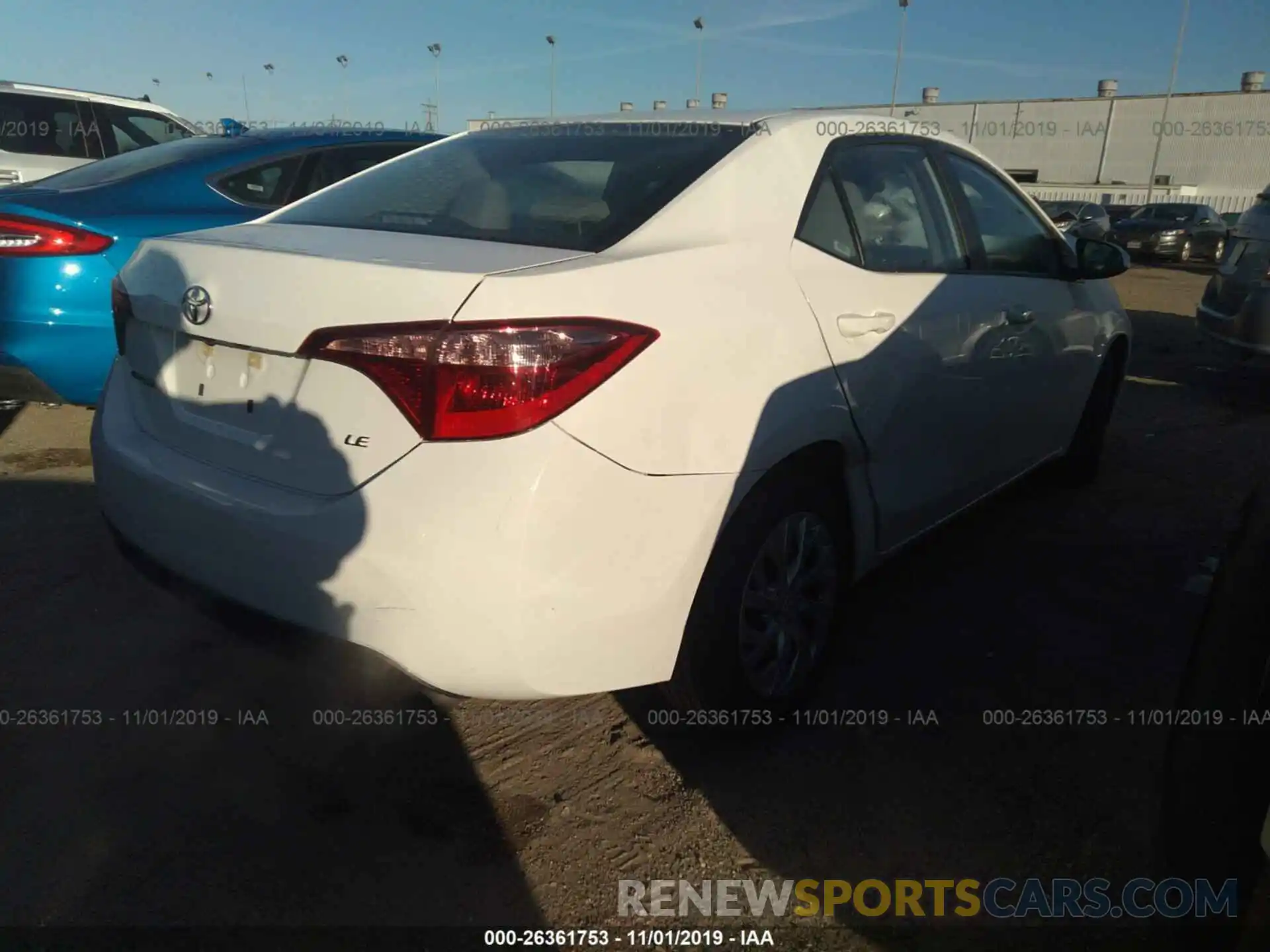 4 Photograph of a damaged car 5YFBURHE6KP928440 TOYOTA COROLLA 2019