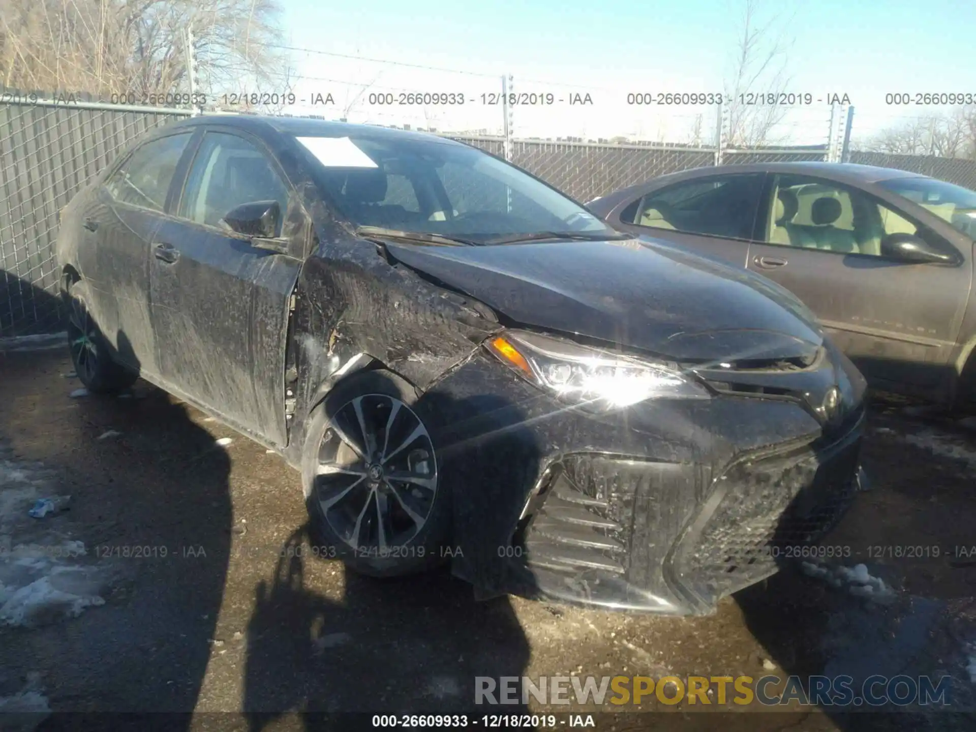 1 Photograph of a damaged car 5YFBURHE6KP928549 TOYOTA COROLLA 2019