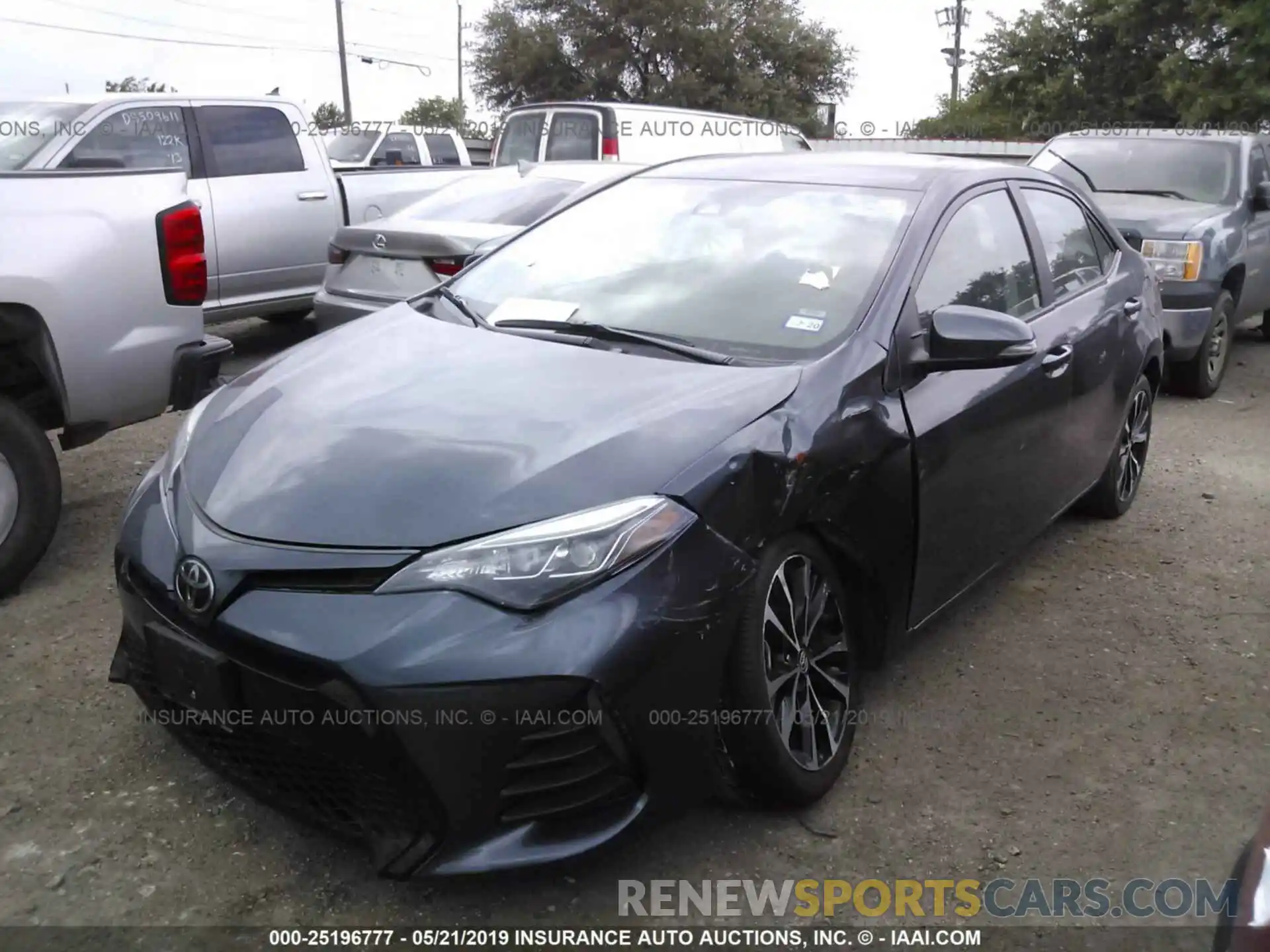 2 Photograph of a damaged car 5YFBURHE6KP928602 TOYOTA COROLLA 2019