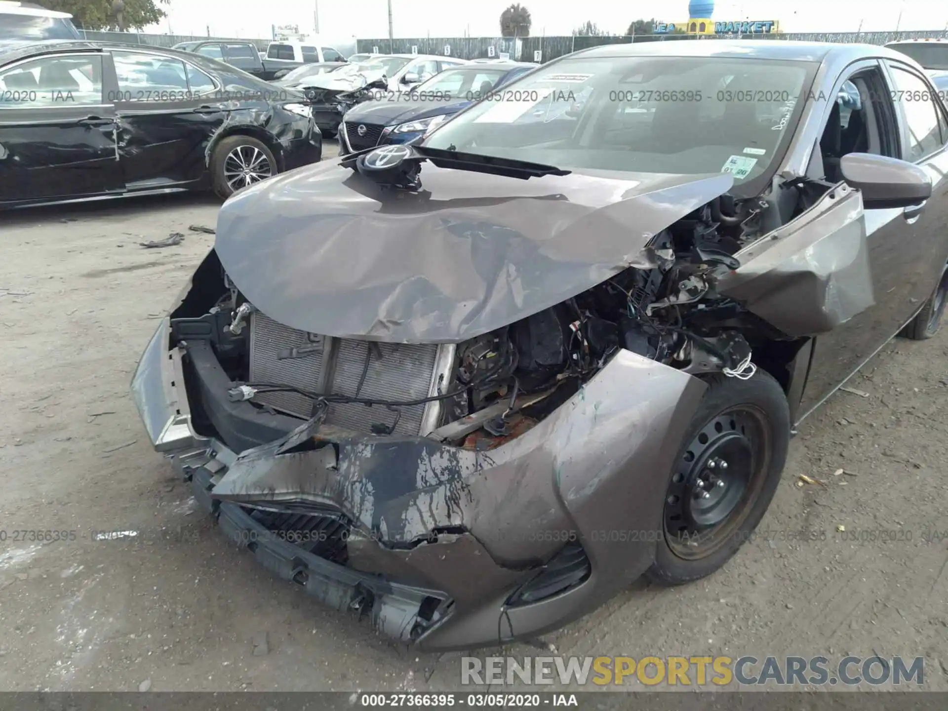 6 Photograph of a damaged car 5YFBURHE6KP928678 TOYOTA COROLLA 2019