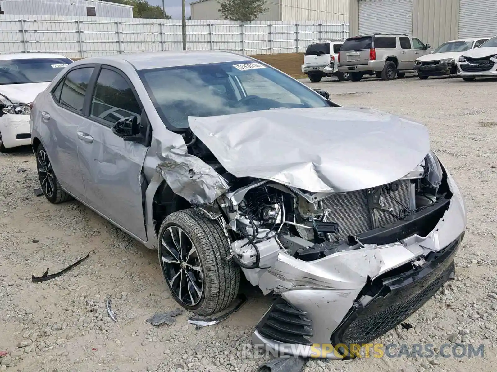 1 Photograph of a damaged car 5YFBURHE6KP928809 TOYOTA COROLLA 2019