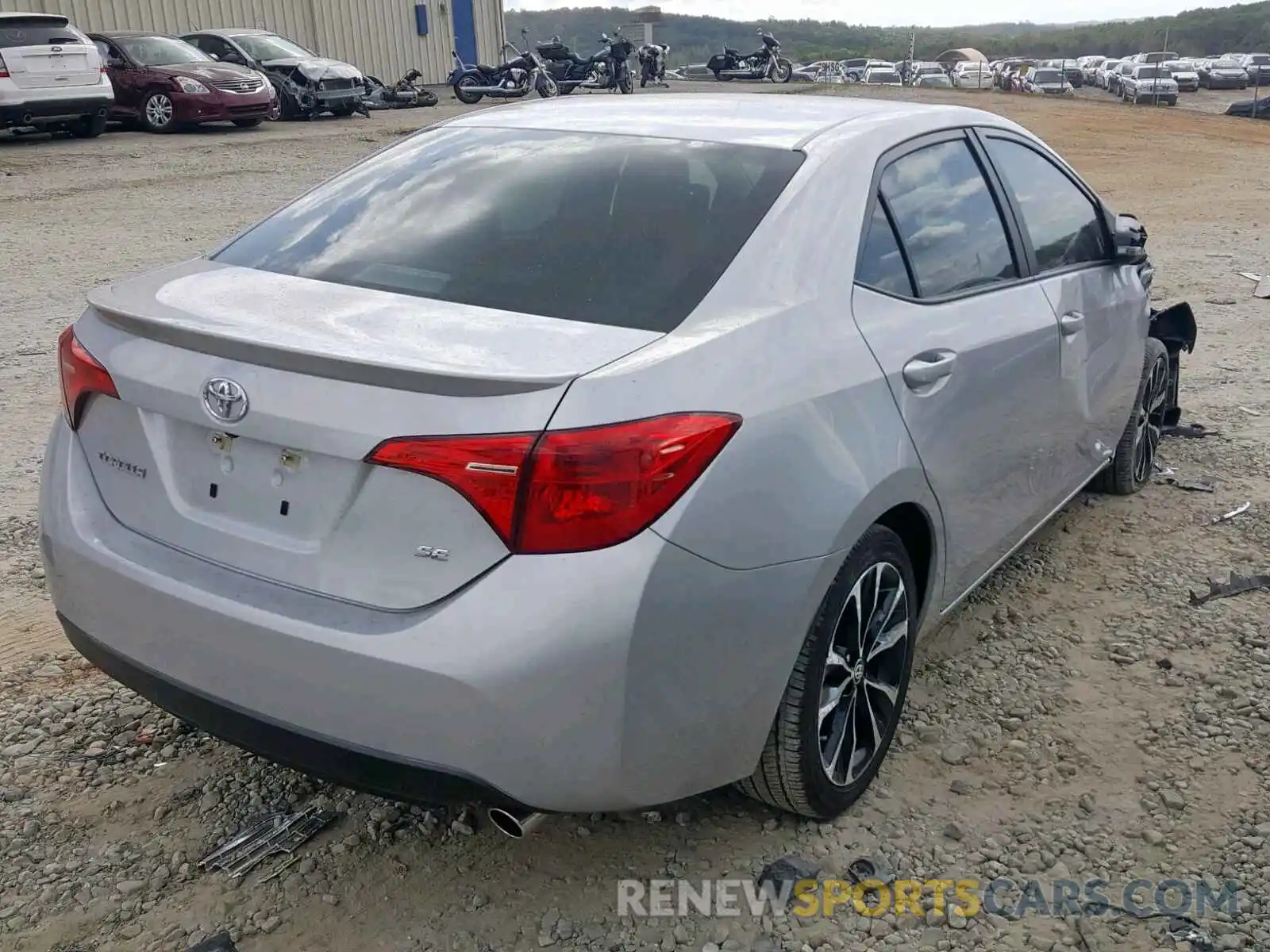 4 Photograph of a damaged car 5YFBURHE6KP928809 TOYOTA COROLLA 2019