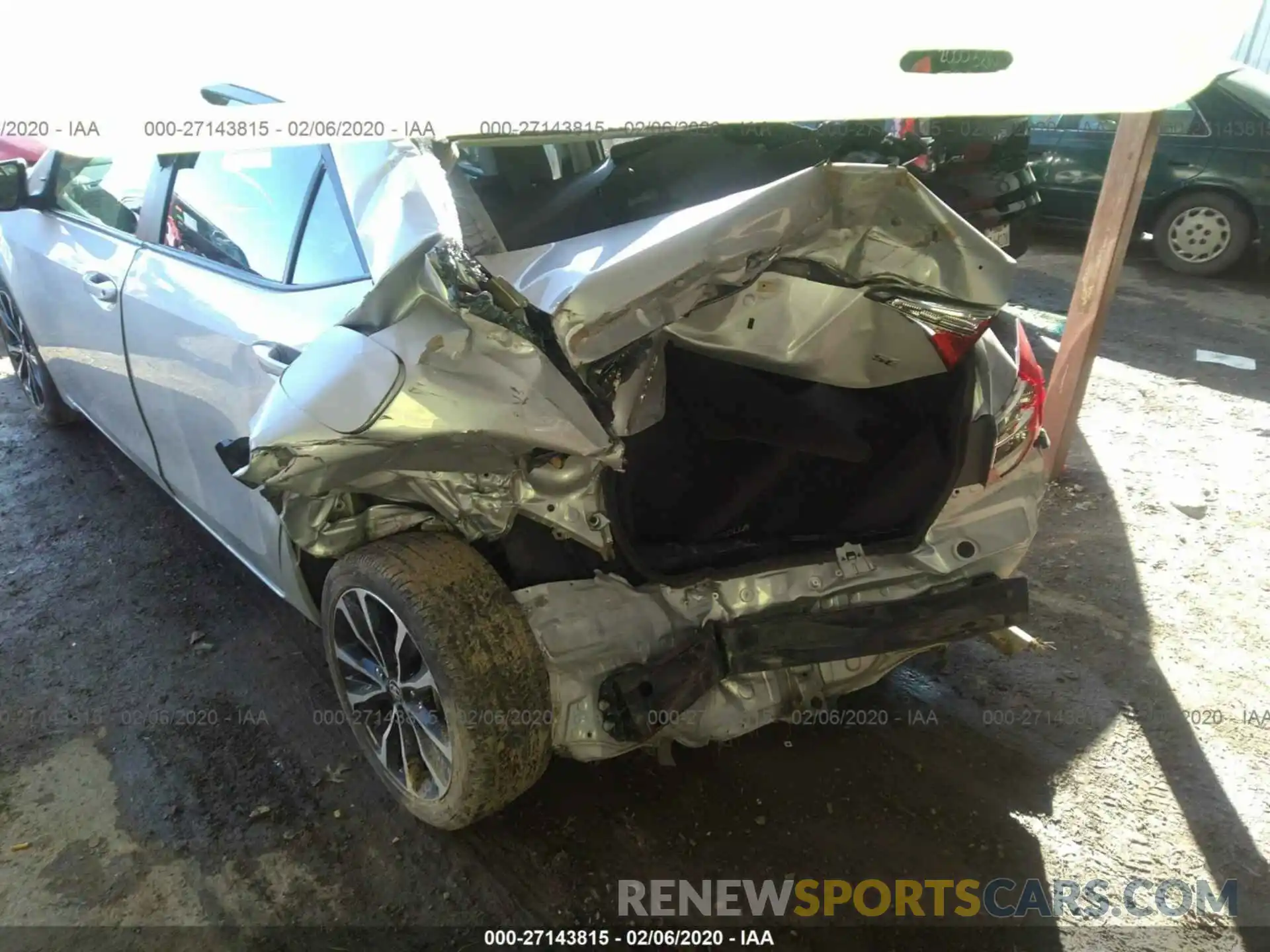 6 Photograph of a damaged car 5YFBURHE6KP928907 TOYOTA COROLLA 2019