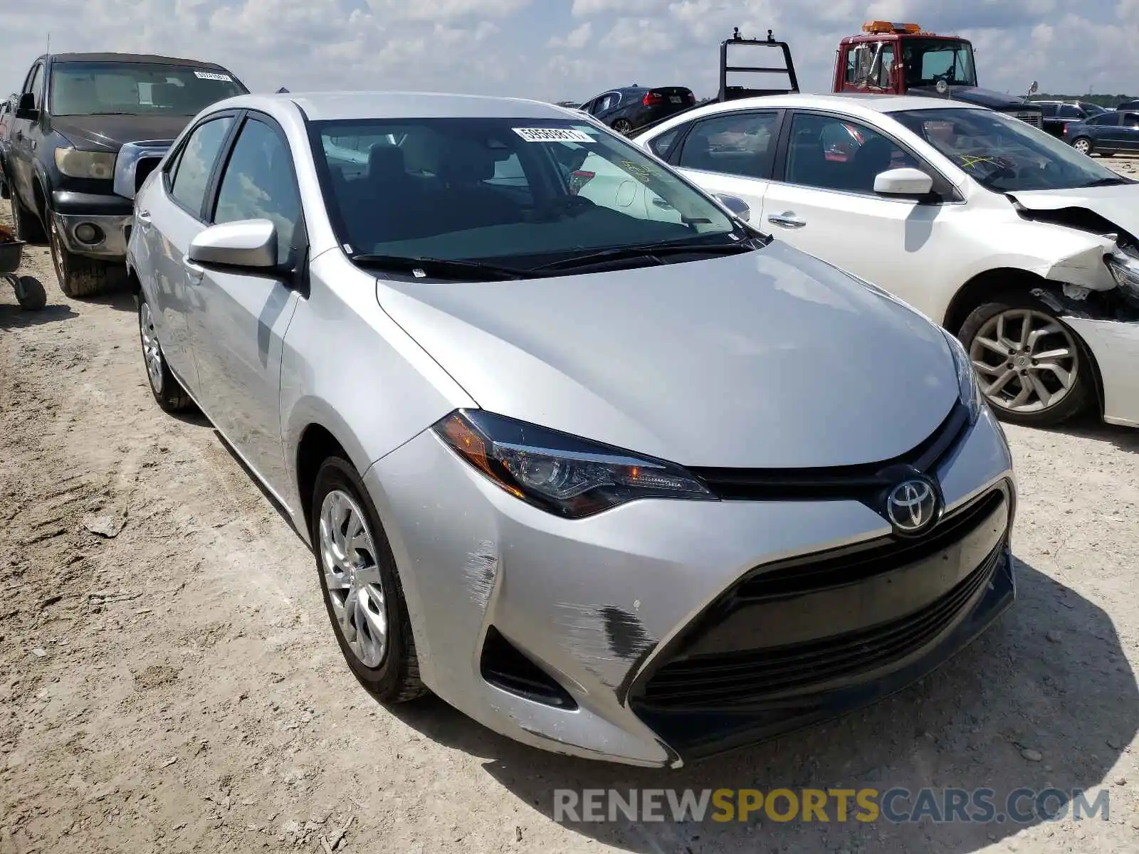 1 Photograph of a damaged car 5YFBURHE6KP929149 TOYOTA COROLLA 2019