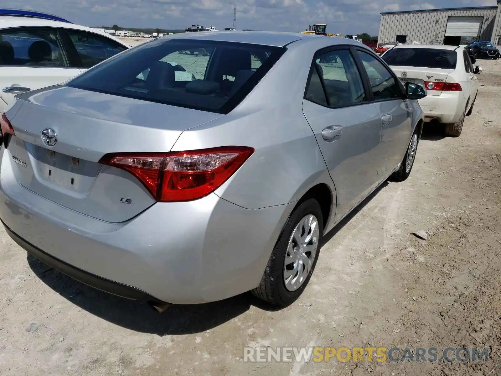 4 Photograph of a damaged car 5YFBURHE6KP929149 TOYOTA COROLLA 2019