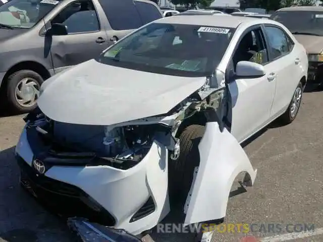 2 Photograph of a damaged car 5YFBURHE6KP929278 TOYOTA COROLLA 2019