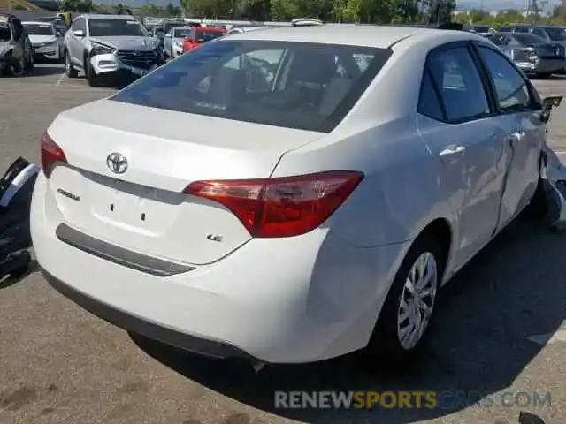 4 Photograph of a damaged car 5YFBURHE6KP929278 TOYOTA COROLLA 2019