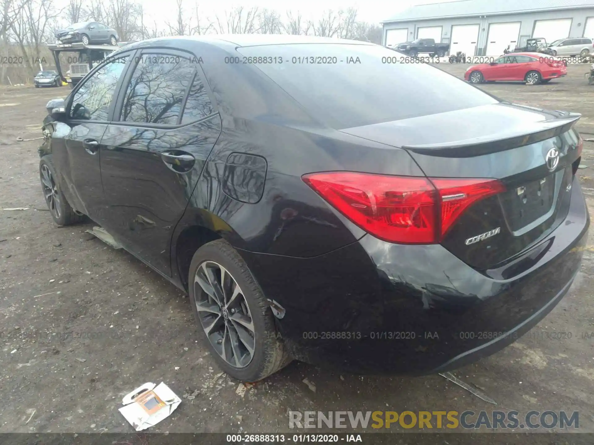 3 Photograph of a damaged car 5YFBURHE6KP929538 TOYOTA COROLLA 2019