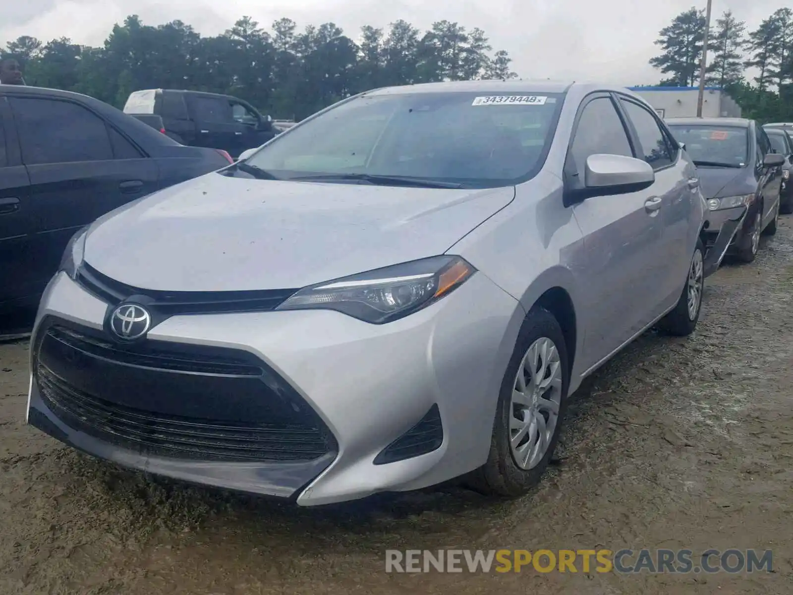 2 Photograph of a damaged car 5YFBURHE6KP929782 TOYOTA COROLLA 2019