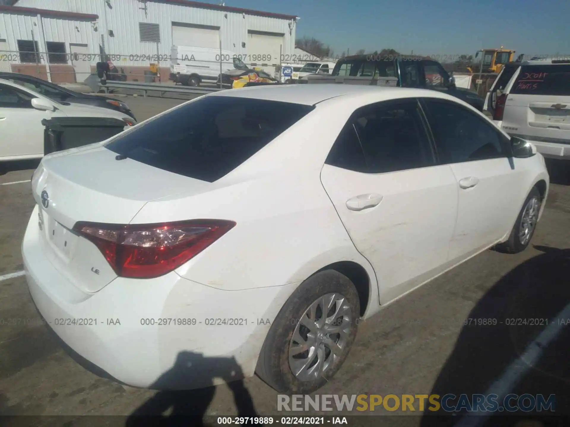 4 Photograph of a damaged car 5YFBURHE6KP929829 TOYOTA COROLLA 2019