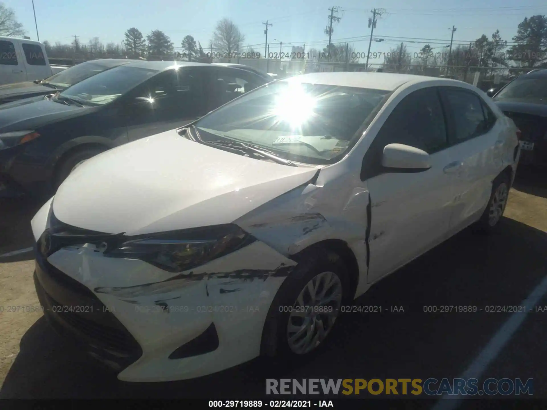 6 Photograph of a damaged car 5YFBURHE6KP929829 TOYOTA COROLLA 2019