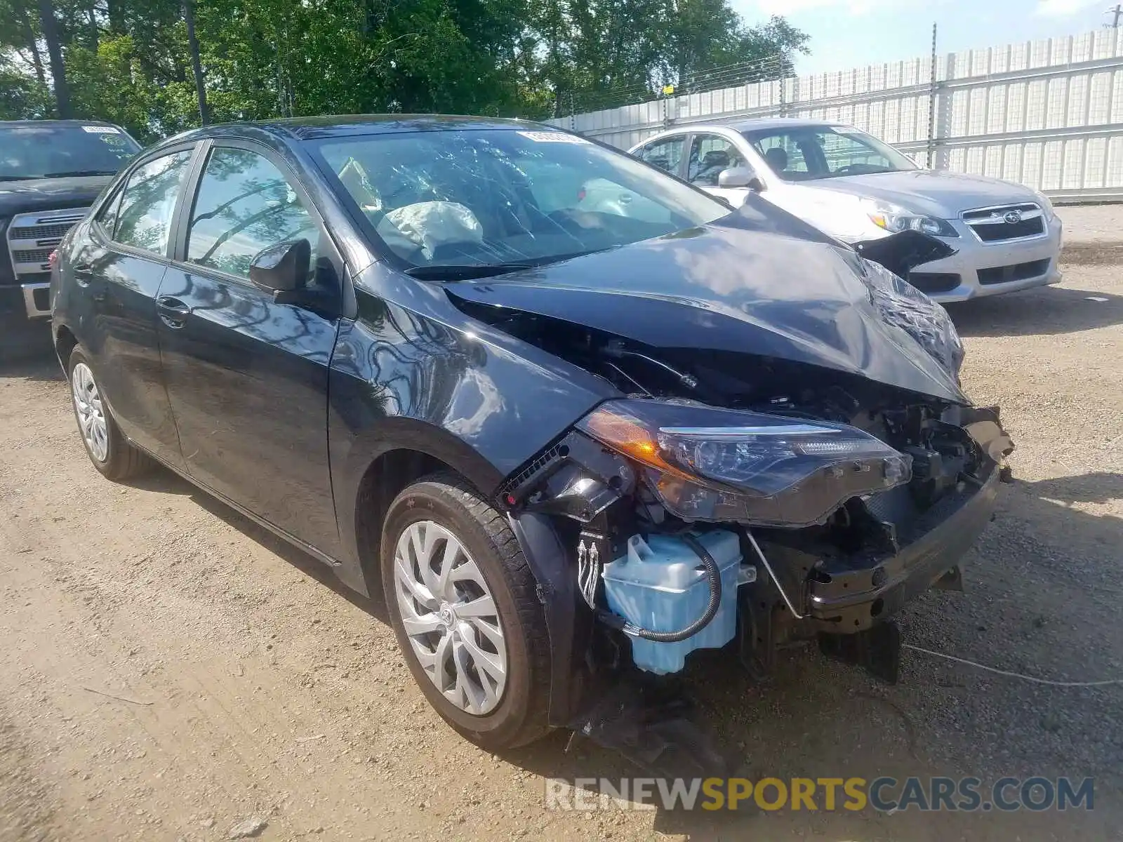 1 Photograph of a damaged car 5YFBURHE6KP930091 TOYOTA COROLLA 2019