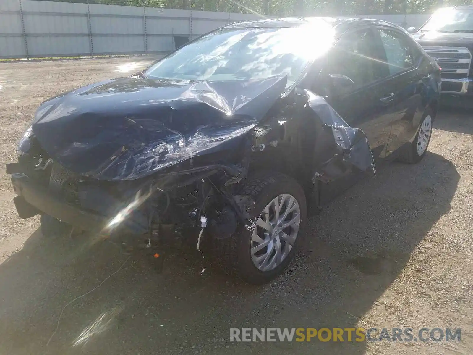 2 Photograph of a damaged car 5YFBURHE6KP930091 TOYOTA COROLLA 2019