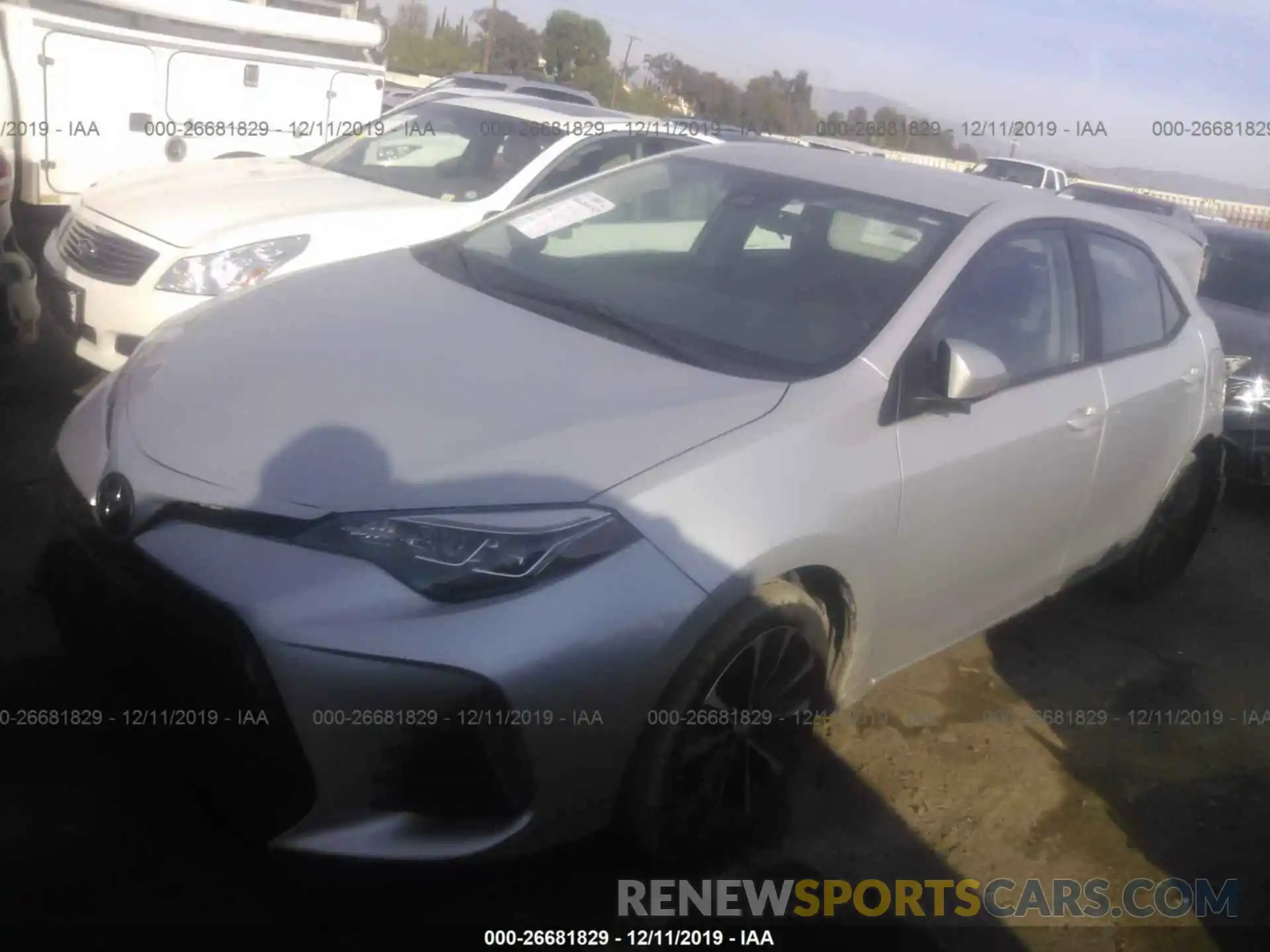 2 Photograph of a damaged car 5YFBURHE6KP930172 TOYOTA COROLLA 2019