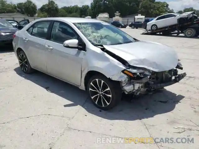 1 Photograph of a damaged car 5YFBURHE6KP930382 TOYOTA COROLLA 2019