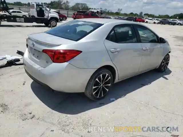 4 Photograph of a damaged car 5YFBURHE6KP930382 TOYOTA COROLLA 2019