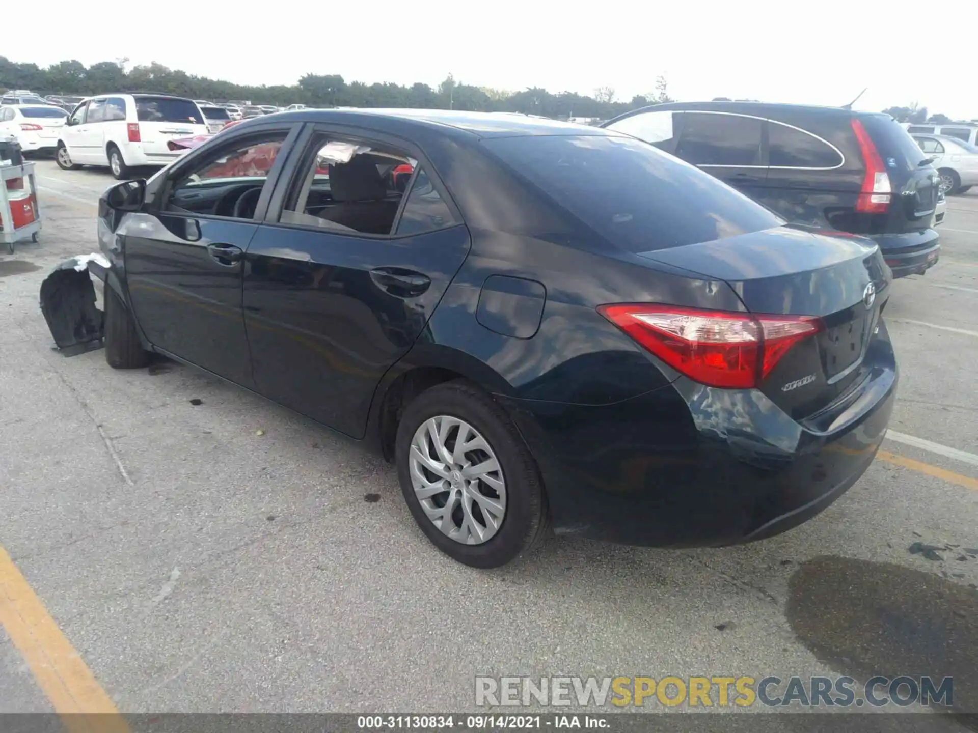 3 Photograph of a damaged car 5YFBURHE6KP930429 TOYOTA COROLLA 2019