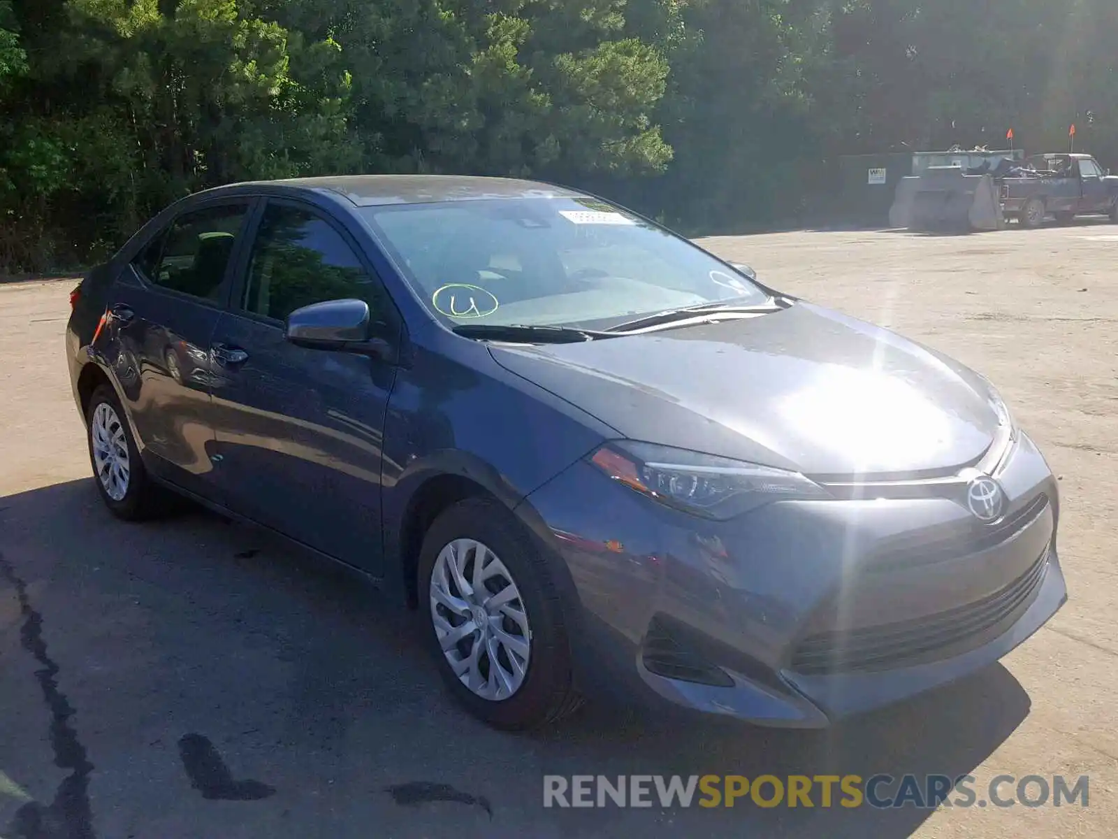 1 Photograph of a damaged car 5YFBURHE6KP930446 TOYOTA COROLLA 2019