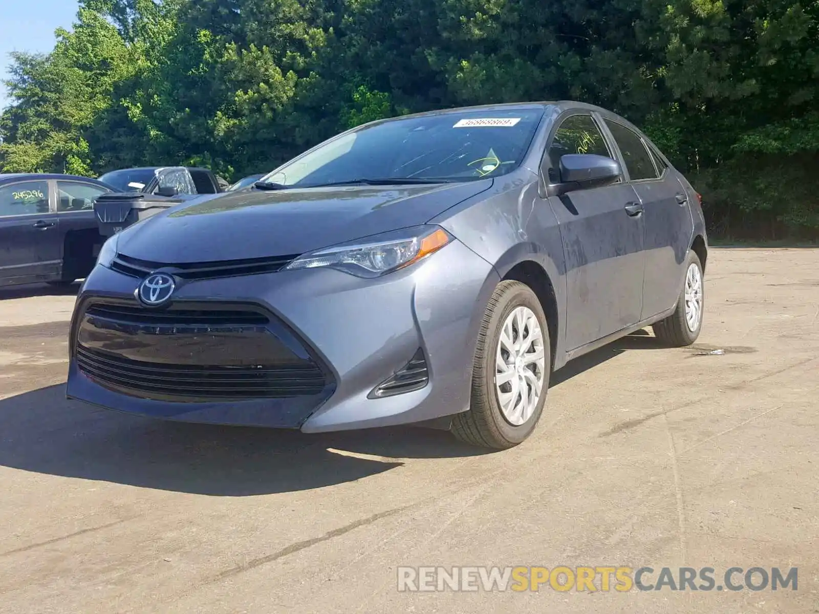 2 Photograph of a damaged car 5YFBURHE6KP930446 TOYOTA COROLLA 2019