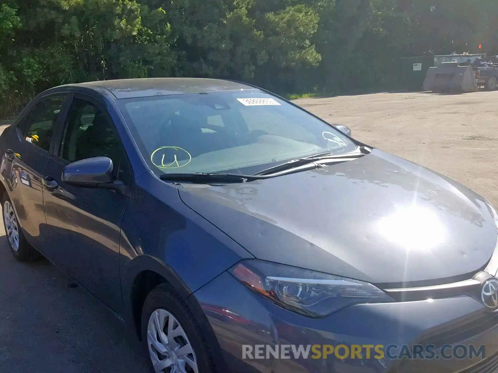 9 Photograph of a damaged car 5YFBURHE6KP930446 TOYOTA COROLLA 2019