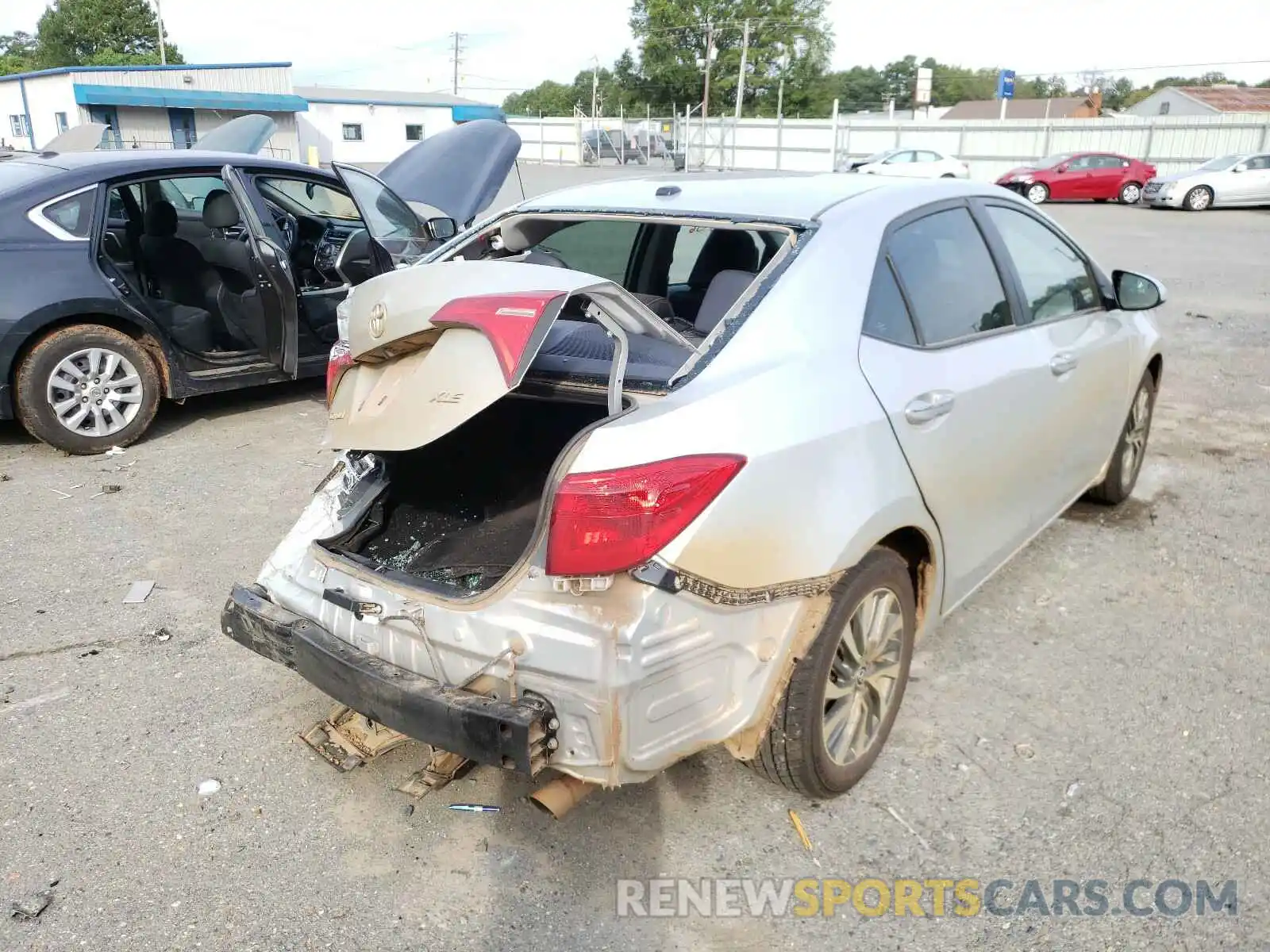 4 Photograph of a damaged car 5YFBURHE6KP931063 TOYOTA COROLLA 2019