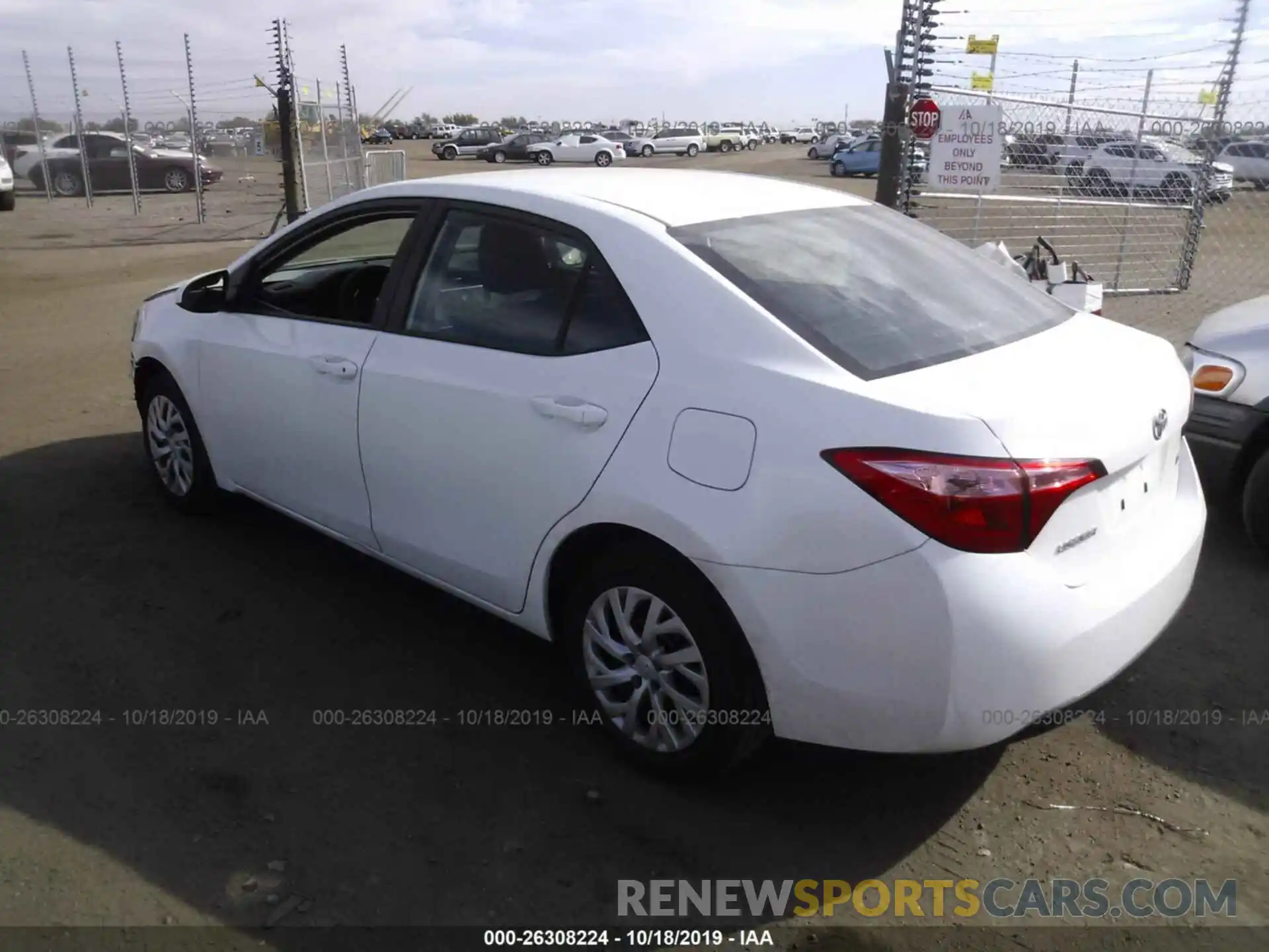 3 Photograph of a damaged car 5YFBURHE6KP931497 TOYOTA COROLLA 2019