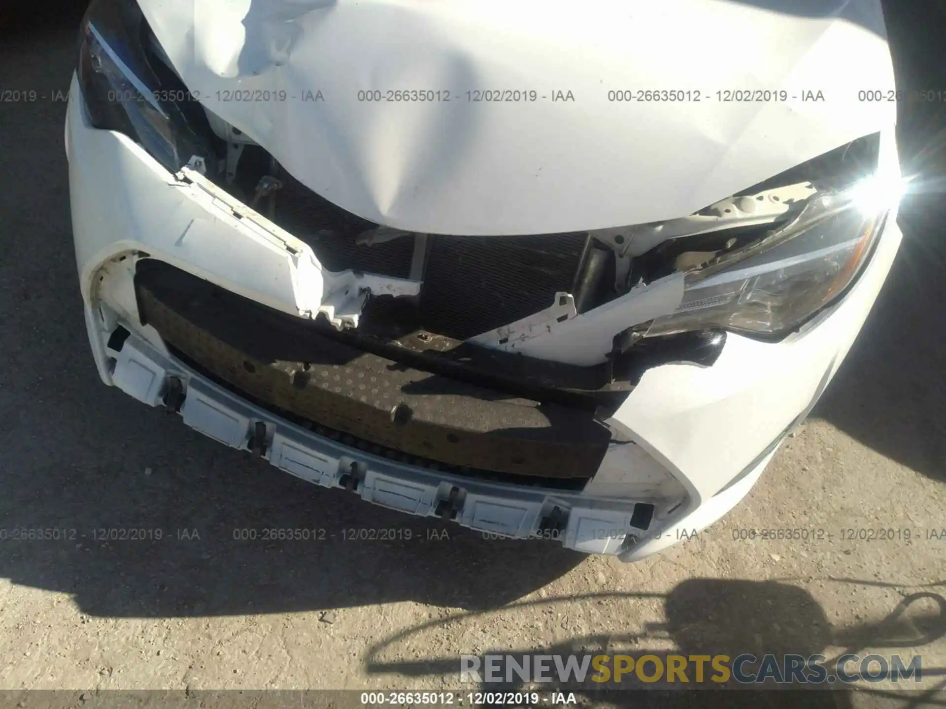 6 Photograph of a damaged car 5YFBURHE6KP931547 TOYOTA COROLLA 2019