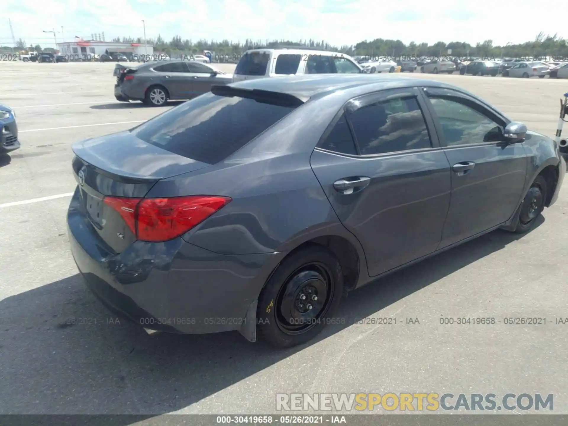 4 Photograph of a damaged car 5YFBURHE6KP931600 TOYOTA COROLLA 2019