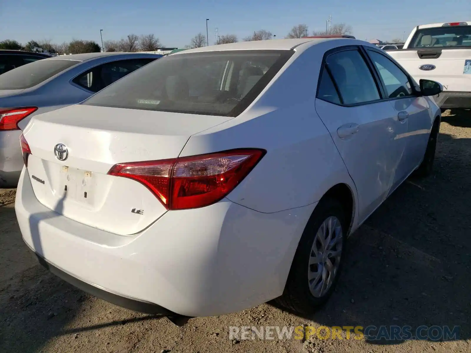 4 Photograph of a damaged car 5YFBURHE6KP932147 TOYOTA COROLLA 2019