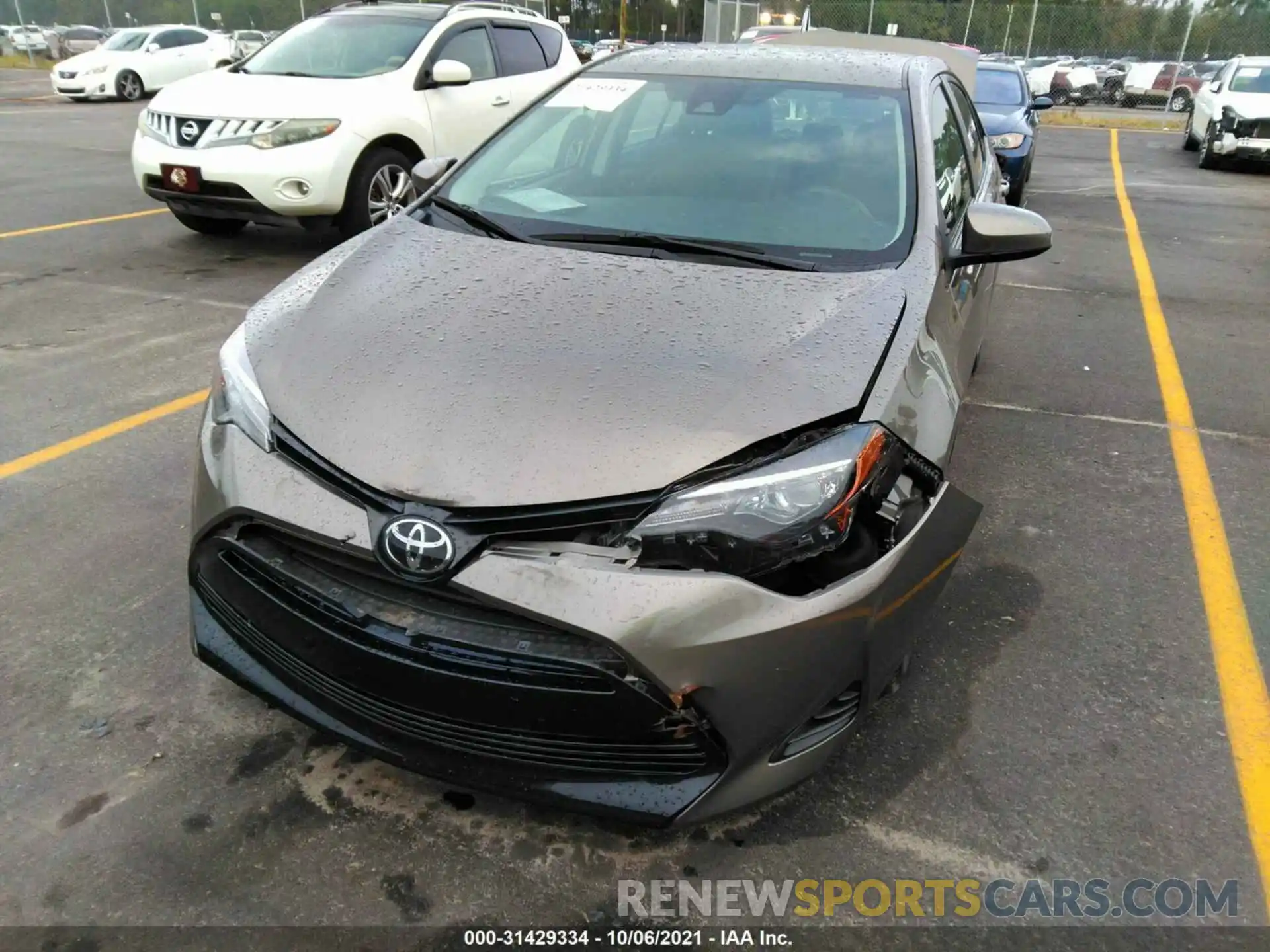 6 Photograph of a damaged car 5YFBURHE6KP932293 TOYOTA COROLLA 2019