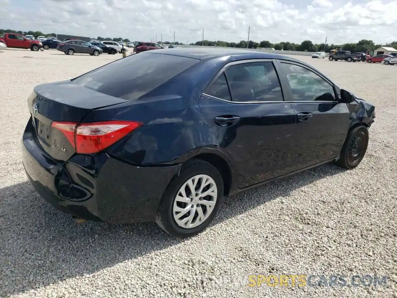 4 Photograph of a damaged car 5YFBURHE6KP932553 TOYOTA COROLLA 2019