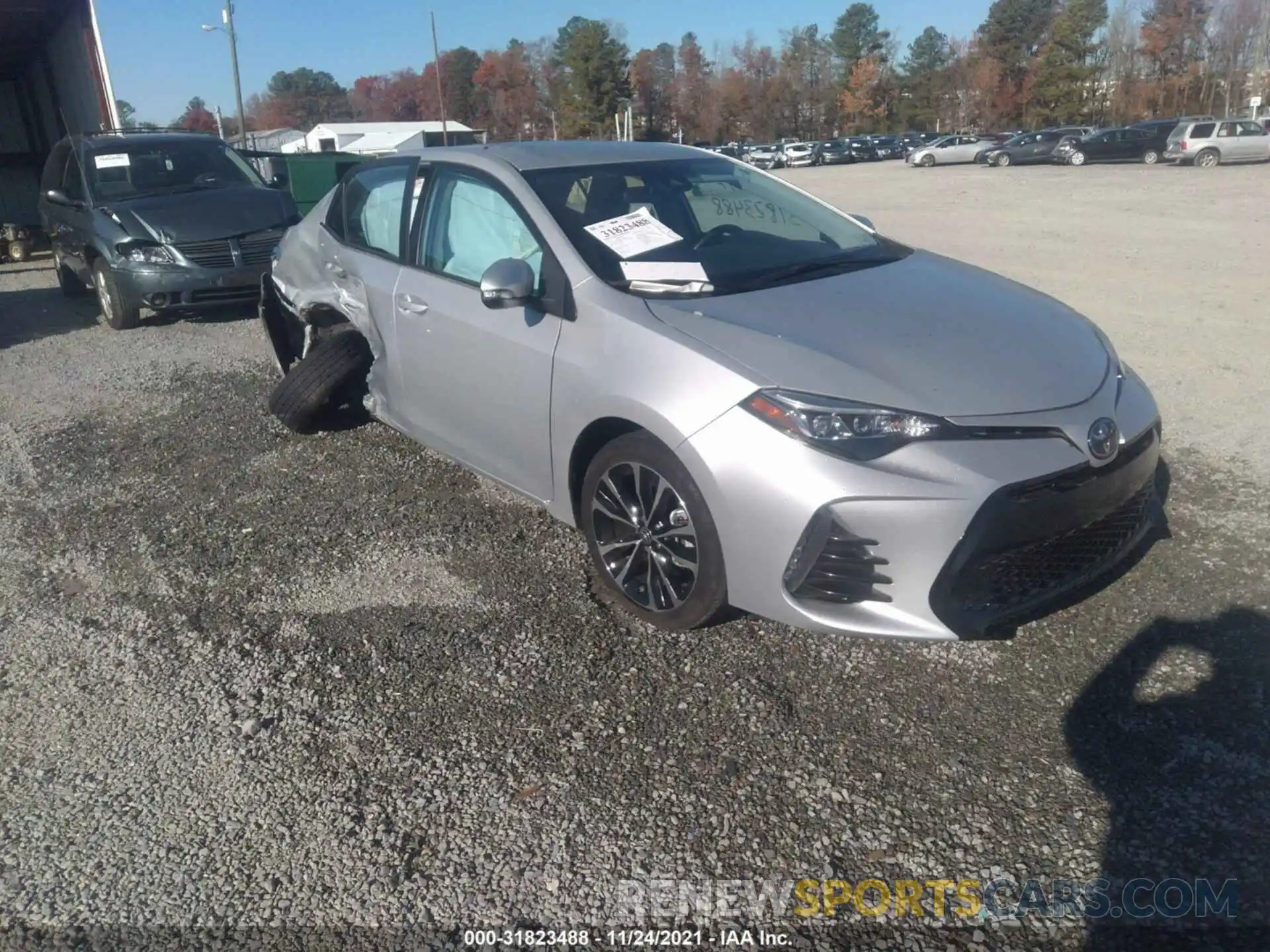 1 Photograph of a damaged car 5YFBURHE6KP932780 TOYOTA COROLLA 2019