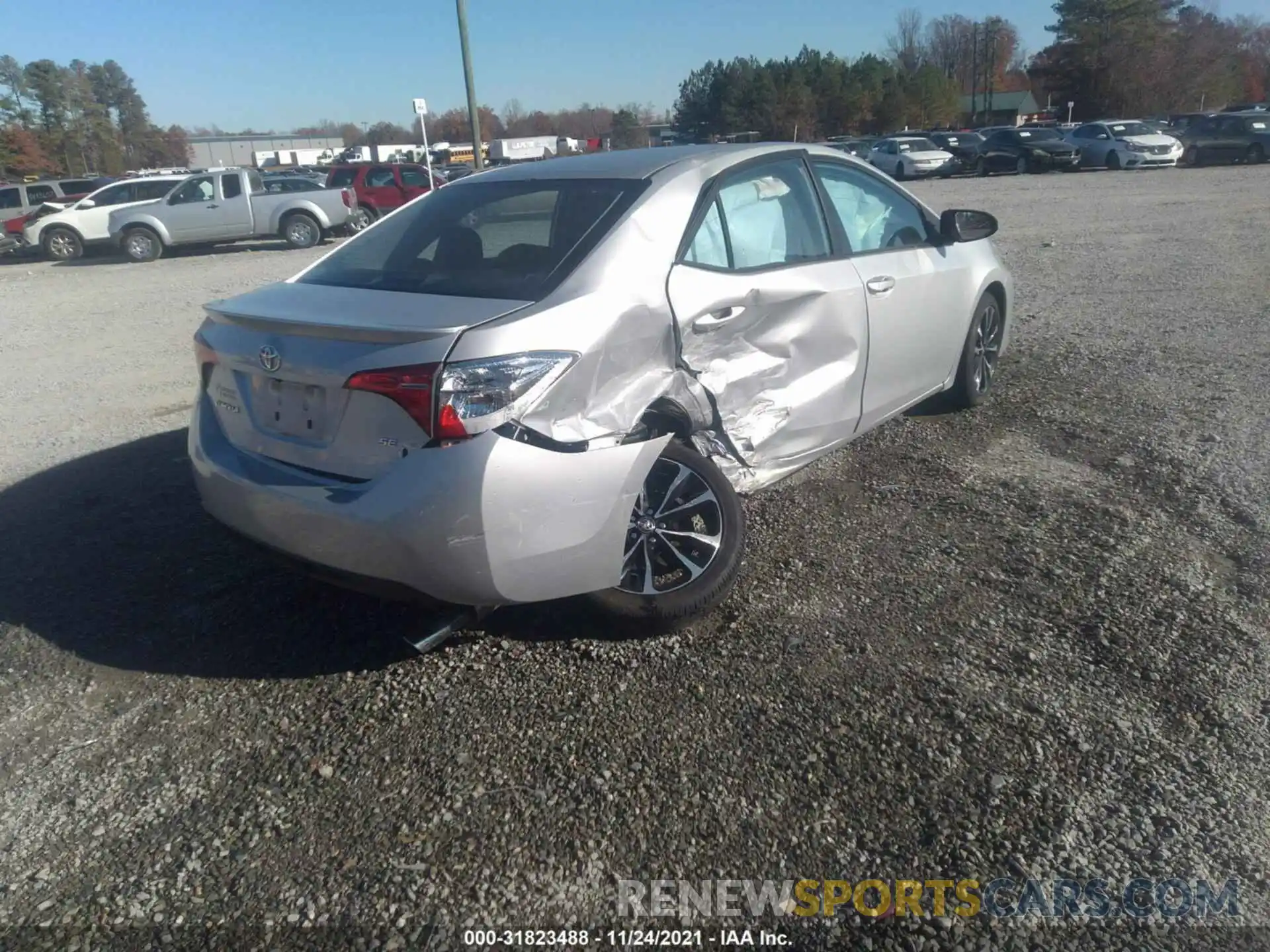 4 Photograph of a damaged car 5YFBURHE6KP932780 TOYOTA COROLLA 2019