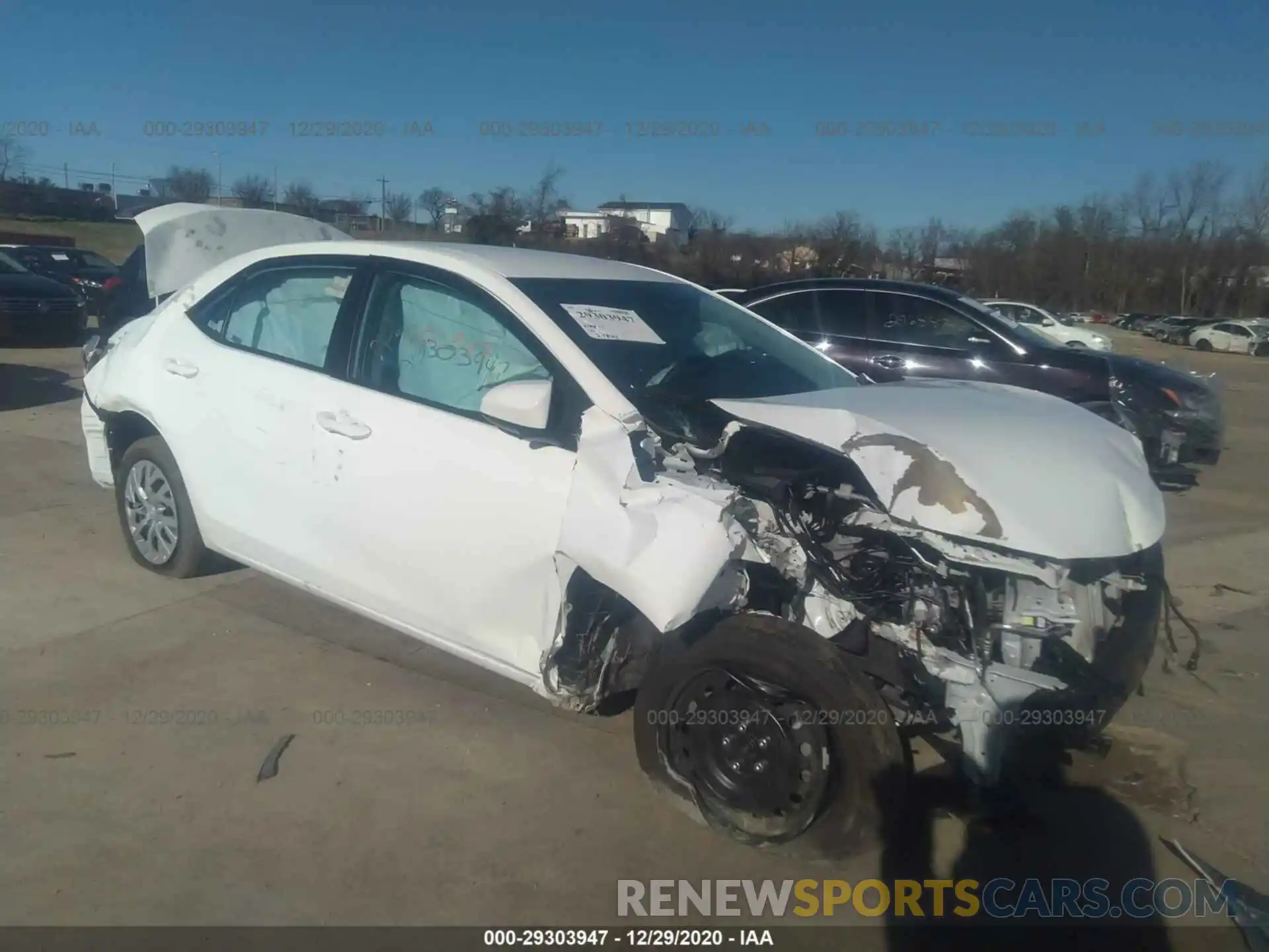 1 Photograph of a damaged car 5YFBURHE6KP932844 TOYOTA COROLLA 2019